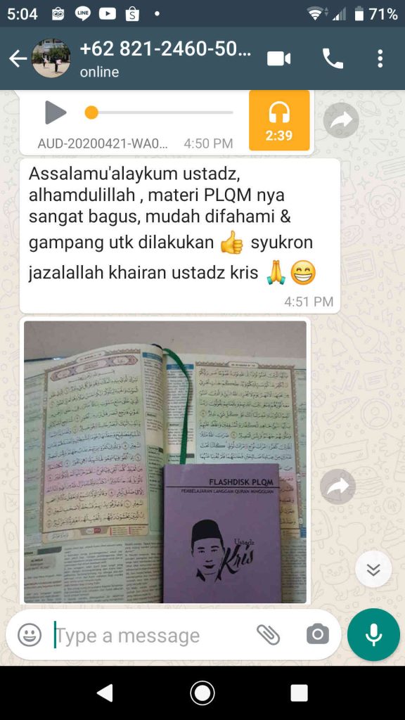 testimoni 3 flashdisk PLQM